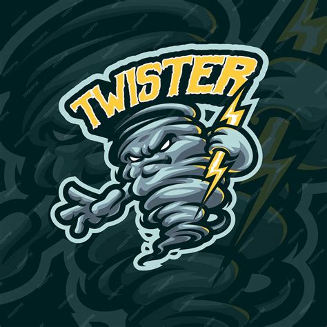 Premium Vector | Twister Mascot logo template