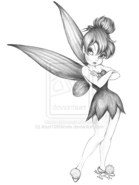 Tinkerbell Fan Art: Tinkerbell | Disney tattoos, Drawings, Tinkerbell