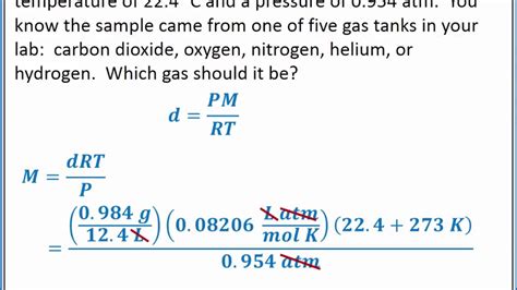 How To Find Molar Mass Of A Gas Using Density | My XXX Hot Girl