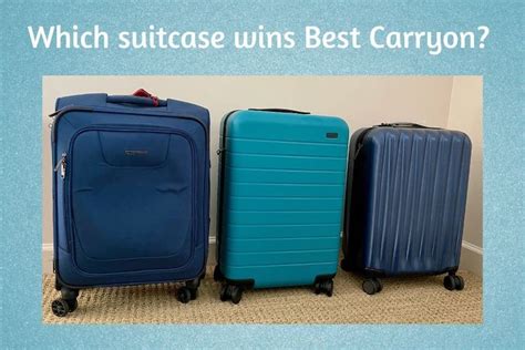 Which of these 3 suitcases is the best carry-on? - The Ohio 100