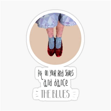 "Dorothy // red shoes" Sticker by happythought | Redbubble