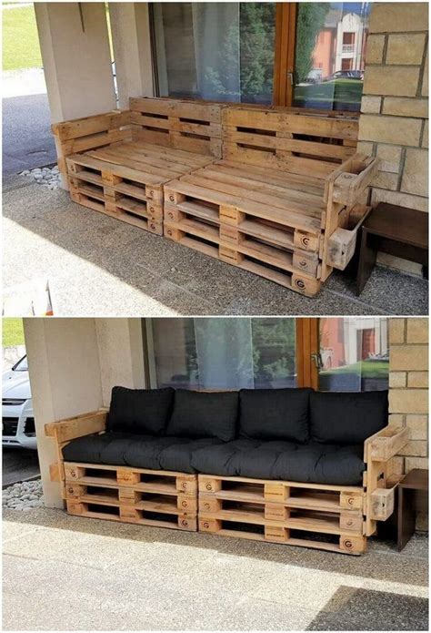 What Can You Make with Wood Pallets? Easy Projects | Wood pallet furniture, Wood pallet couch ...