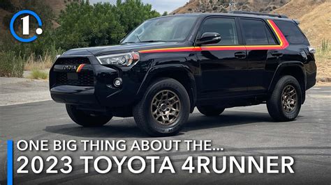 One Big Thing About The 2023 Toyota 4Runner: It's A Charmer