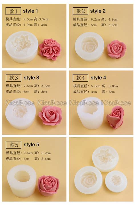 Flower Silicone Mold for Resin Rose Resin Molds Wax Candy Mold | Etsy