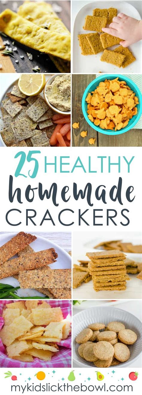 25 Healthy Homemade Crackers For Kids - All Kid Approved!