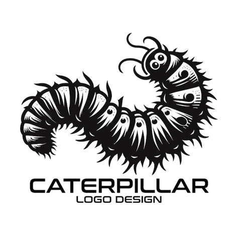 Premium Vector | Caterpillar Vector Logo Design