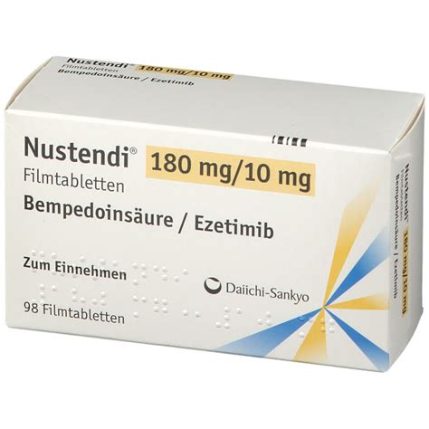 Nustendi 180 mg/10 mg 98 St mit dem E-Rezept kaufen - Shop Apotheke