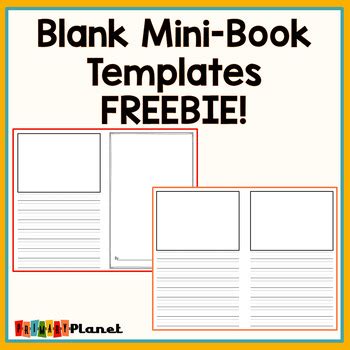 Blank Mini-Book Templates by Primary Planet by Hilary Gard | TpT