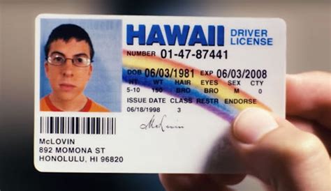 Mclovin SUPERBAD Plastic ID Card Film Novelty Prop Replica - Etsy