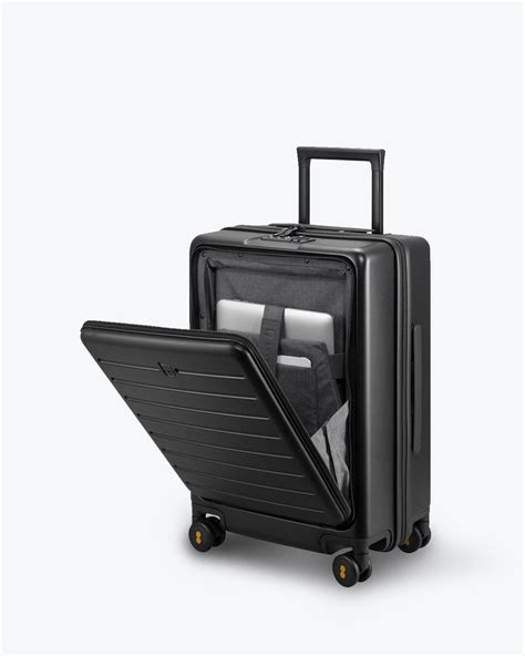 Laptop Carry On Luggage With Laptop Pocket, Hardside Spinner | LEVEL8