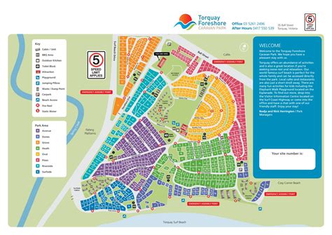 Torquay Holiday Park Map