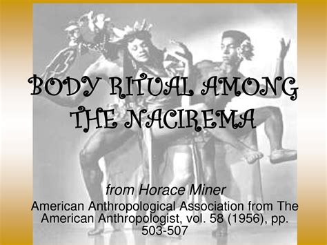 Body Rituals Among the Nacirema - Horace Miner | Social studies middle ...