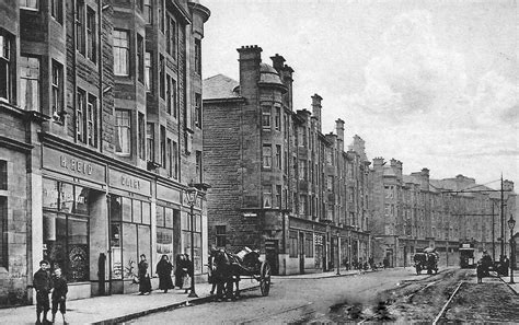 Tour Scotland Photographs: Old Photograph Bay Street Port Glasgow Scotland