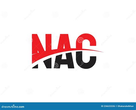 NAC Letter Initial Logo Design Vector Illustration Stock Vector ...