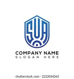 Letter Sua Logo Design Icon Stock Vector (Royalty Free) 2222034263 ...