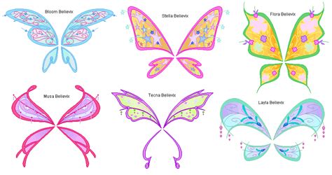 Believix Wings Club Tattoo, Wing Tattoo, Bloom Winx Club, Fairy ...