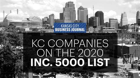 45 fast-growing Kansas City companies rank on Inc. 5000 in 2020 ...