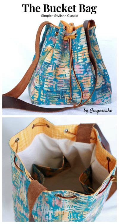 The Bucket Bag Sewing Pattern - Sew Modern Bags