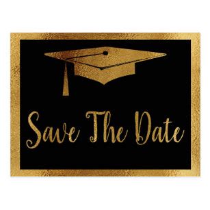 Save The Date Graduation Postcards | Zazzle