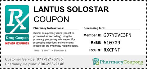 Lantus Solostar Coupon - Pharmacy Discounts Up To 90%