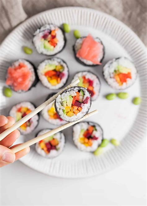 Rainbow Veg Sushi - SO VEGAN