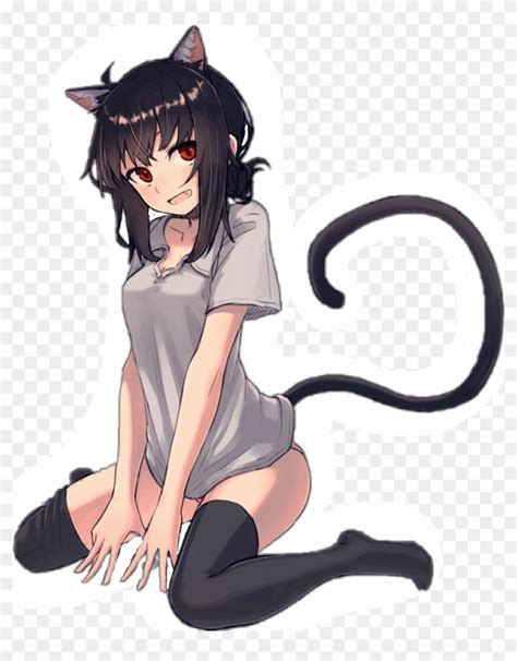 Find hd Neko Sticker - Anime Cat Girl Png, Transparent Png. To search and download more free ...