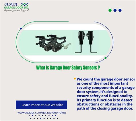 What Is Garage Door Safety Sensors ? | AAA Garage Doors Inc.