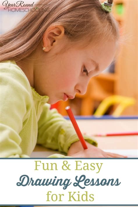 Fun & Easy Drawing Lessons for Kids - Year Round Homeschooling