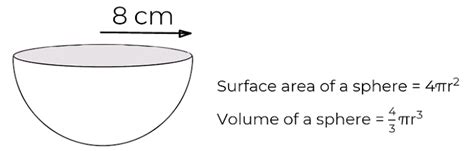 Surface area and volume of a hemisphere