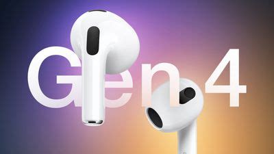 AirPods 4 to Get New Design, Updated Case, and Active Noise Cancellation - MacRumors