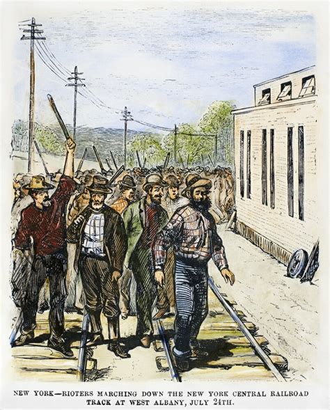 Posterazzi: Great Railroad Strike 1877 Nstrikers Marching Down The New ...