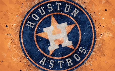 Download Logo Baseball MLB Houston Astros Sports 4k Ultra HD Wallpaper