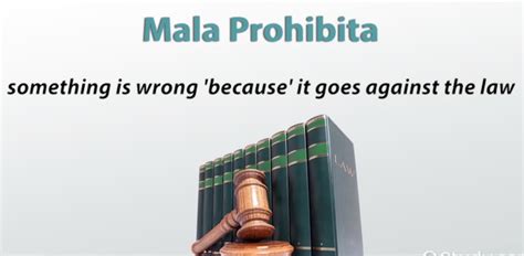 Mala Prohibita Definition & Examples - Lesson | Study.com