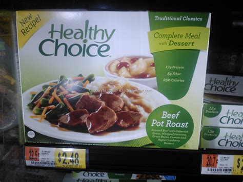 Healthy Choice Dinners Just $1.98!