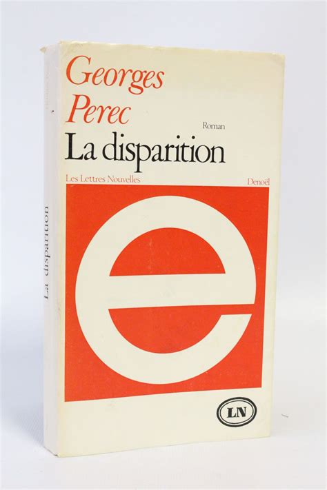 PEREC : La disparition - Signed book, First edition - Edition-Originale.com