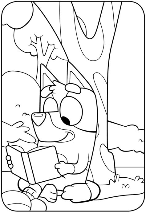 Bluey Abc Kids Coloring Pages Wendy