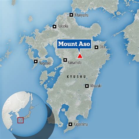 Japan's Mount Aso erupts, spewing hot gas and ash 11,500ft into the air ...