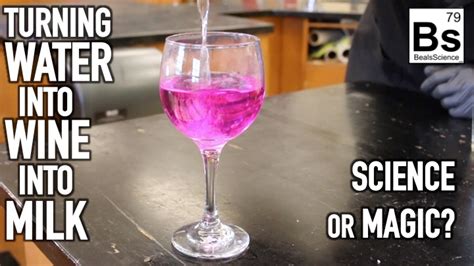 Turn Water into Wine - Science or Magic?