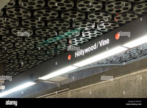 Hollywood vine station metro hollywood hi-res stock photography and ...