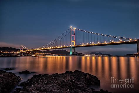 Tsing Ma Bridge Photograph by Myroslav Dvornyk - Pixels