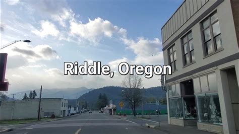 Riddle | Oregon | 97469 | Riddle OR | Driving Main Street and Exploring #oregon #travel - YouTube