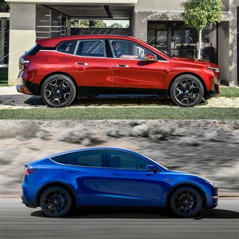 Photo Comparison: BMW iX vs Tesla Model Y