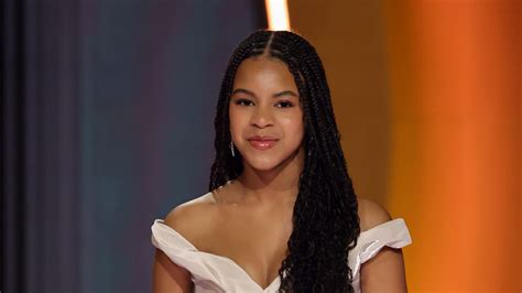 Blue Ivy, 12, towers alongside her dad Jay-Z onstage at the Grammys ...