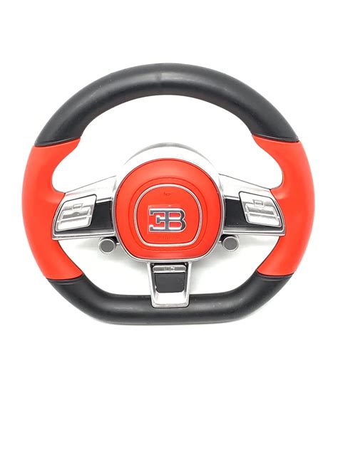 Steering Wheel (Red ) for 12v Bugatti Divo - Kids VIP