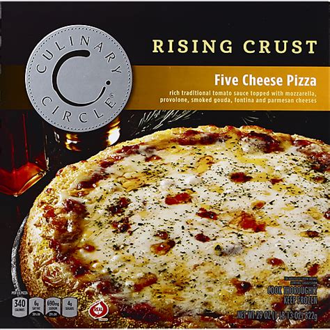 Culinary Circle Pizza, Rising Crust, Five Cheese | Cheese | Elmer's ...