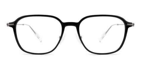 Daisy Rectangle,Square Eyeglasses in Black - Sllac