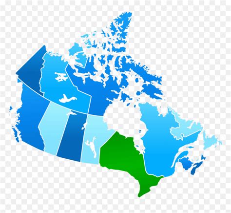 Map Of Canada - Canada Climate Change Map, HD Png Download - vhv