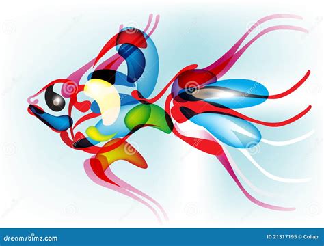 Colorful Abstract Fish Background Royalty Free Stock Photo - Image: 21317195