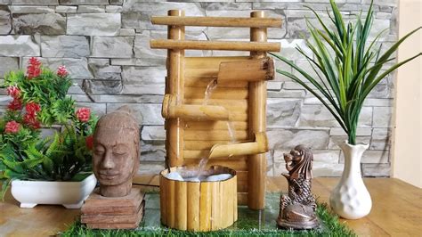 How to Make Wonderful Bamboo Water Fountain Very Easy - YouTube