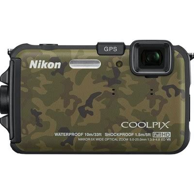 BuyDig.com - Nikon COOLPIX AW100 16MP Waterproof Shockproof Freezeproof ...